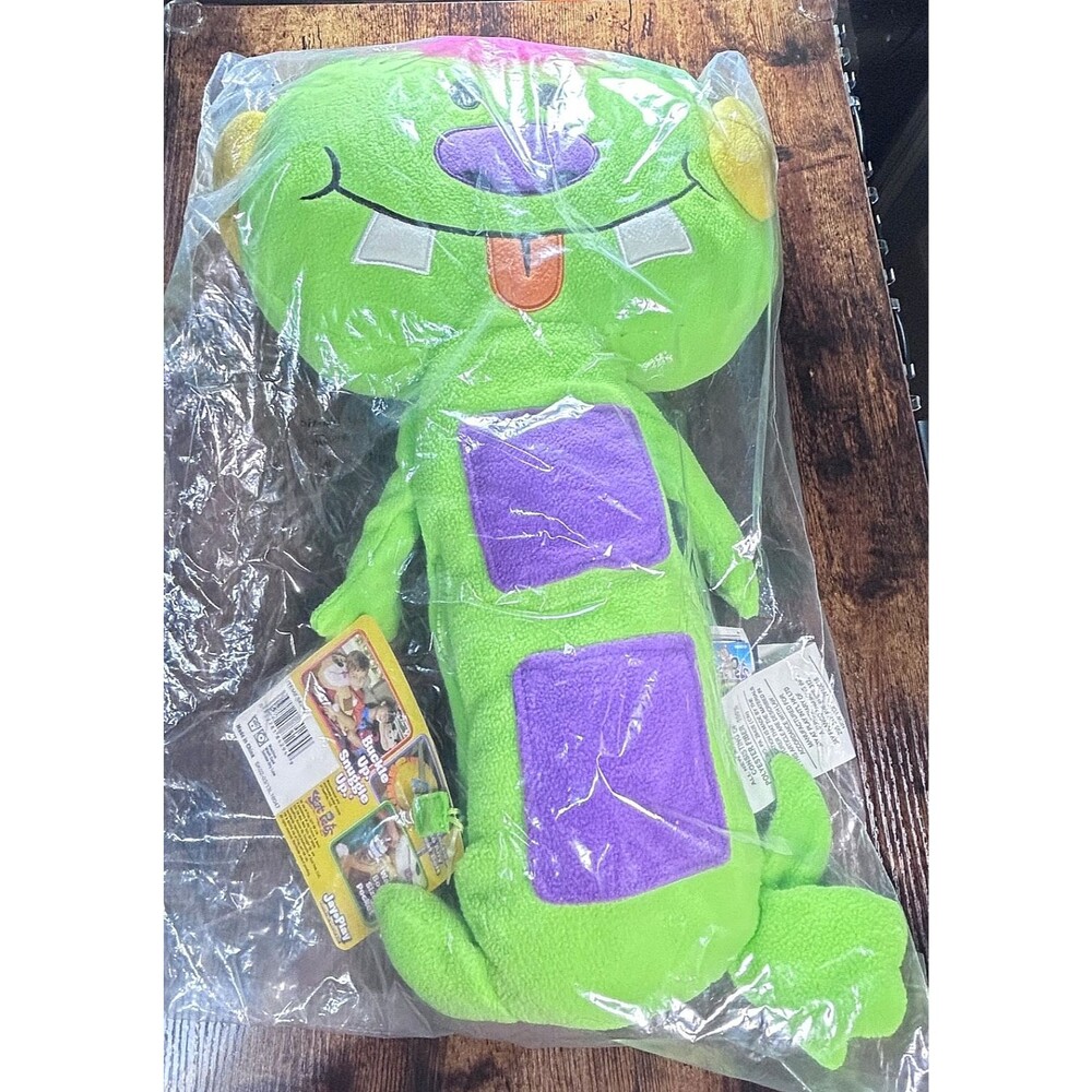 Seat Pets by Jay @ Play 21" Lime Green Monster with Pink Hair New